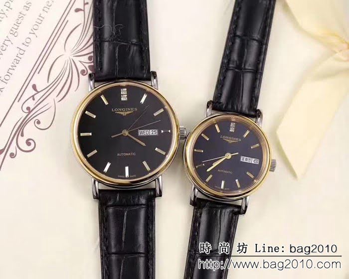 LONGINES浪琴 經典碟飛系列 情侶機械腕表 WSS0836